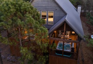 Utendørs boblebad