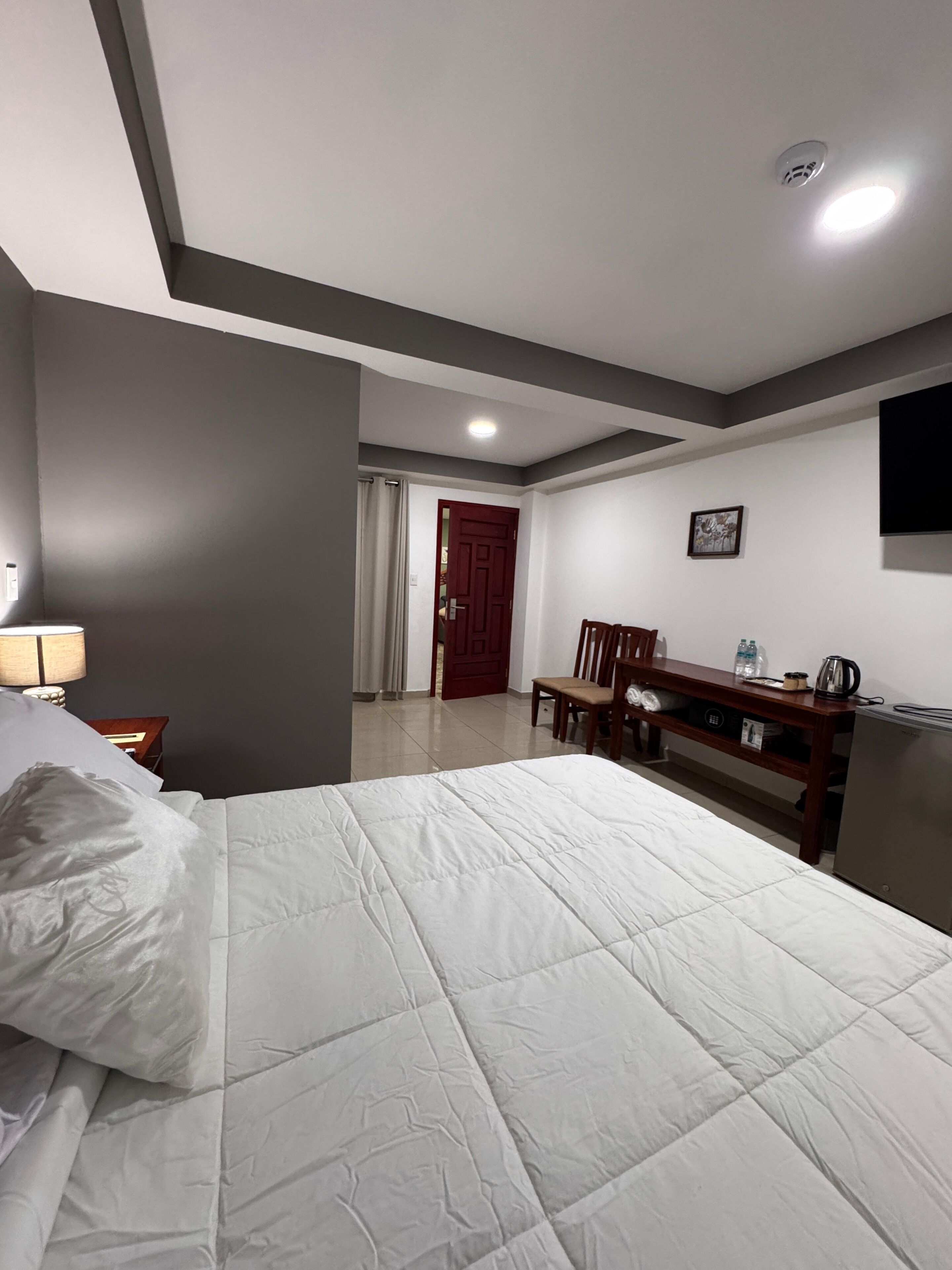 Kamar Deluks, 1 Tempat Tidur Queen | Setrika/meja setrika, Wi-Fi gratis, dan seprai linen