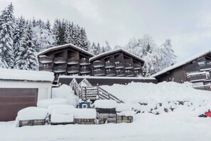 Exterior - Studio with balcony, parking, and ski storage (Saint-Gervais-les-Bains)