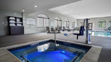 Una piscina climatizada