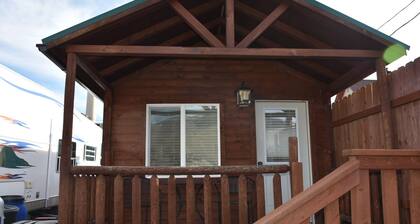 Tiny Yellowstone Riverside Cabin