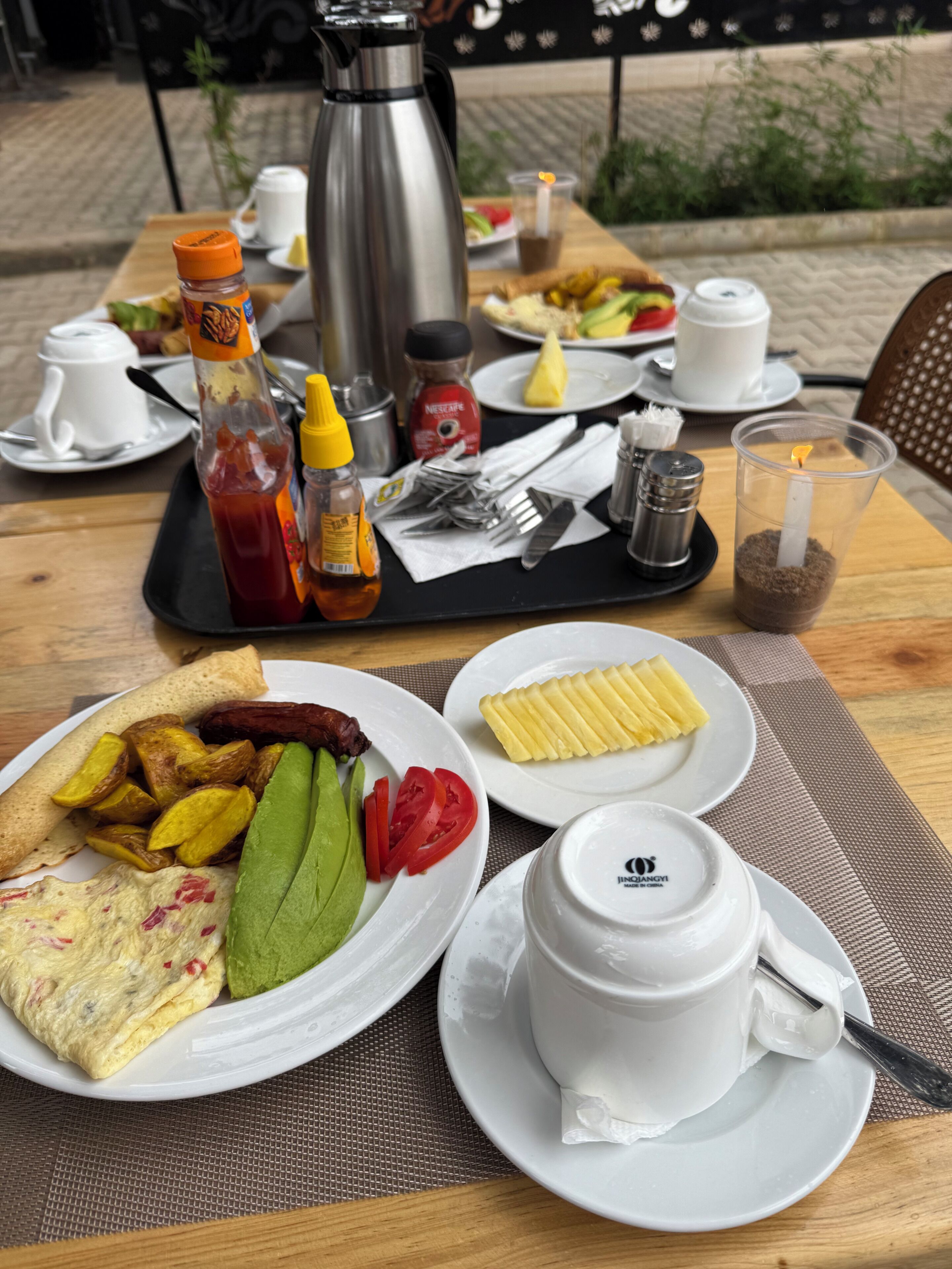 Restaurante al aire libre
