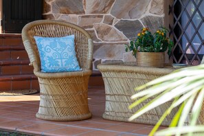 Terrace/patio - Holiday Home 'Sa Pintadera' with Private Terrace, Wi-Fi and Air Conditioning (Bancali)