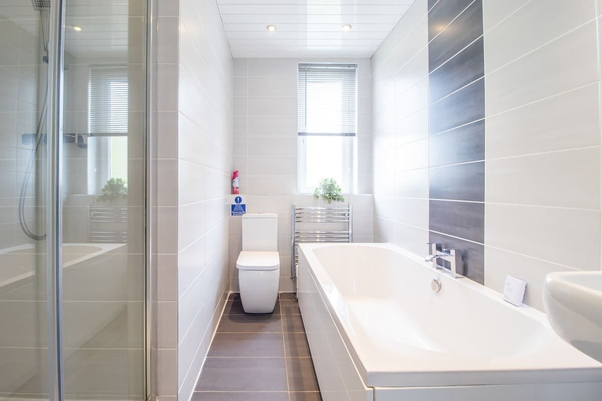 Shower, hair dryer