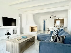 Living area - Villa Greystone & Sky Mykonos (Μύκονος)