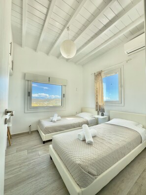 3 bedrooms, iron/ironing board, Internet, bed sheets - Villa Greystone & Sky Mykonos (Μύκονος)