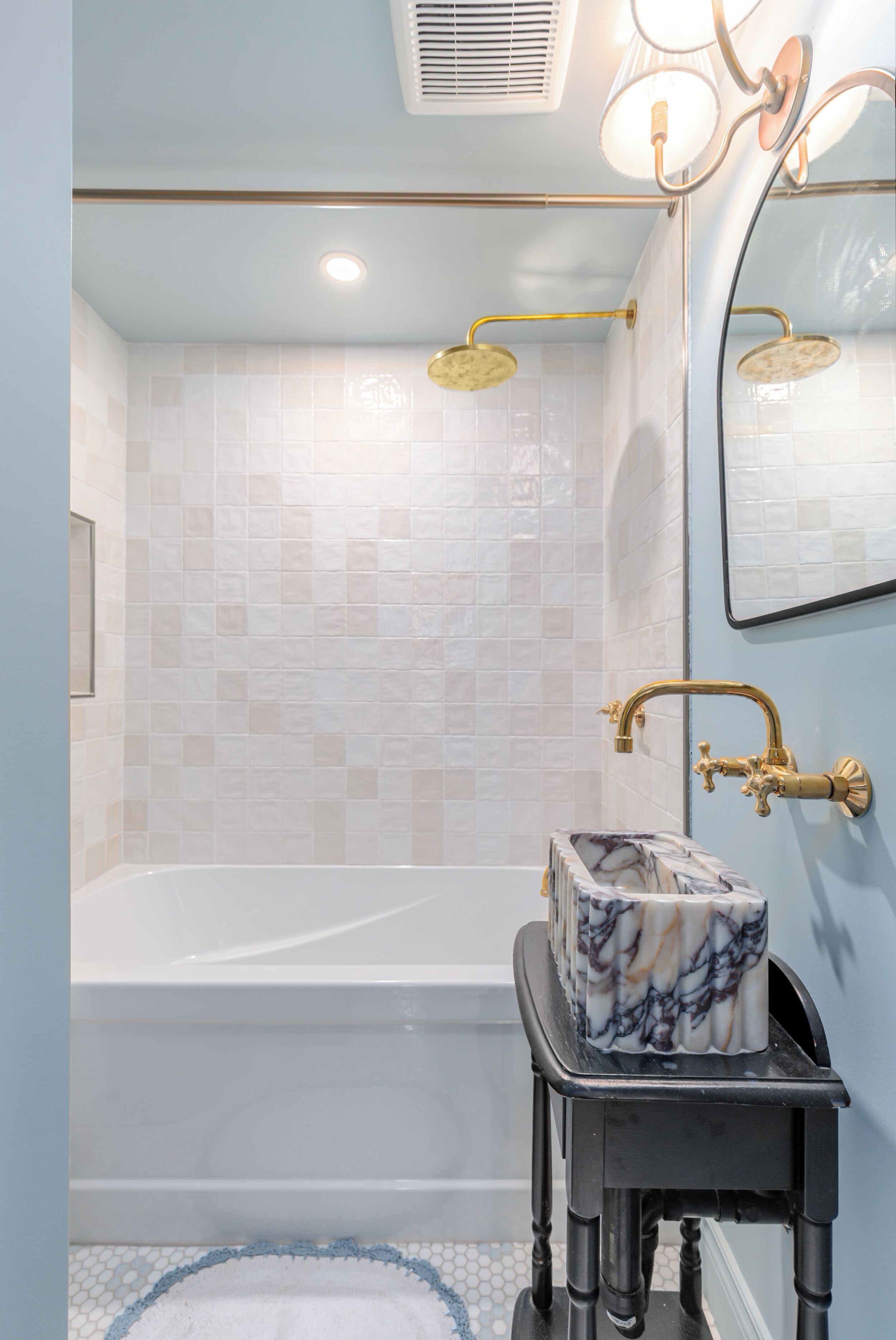Towels, soap, toilet paper