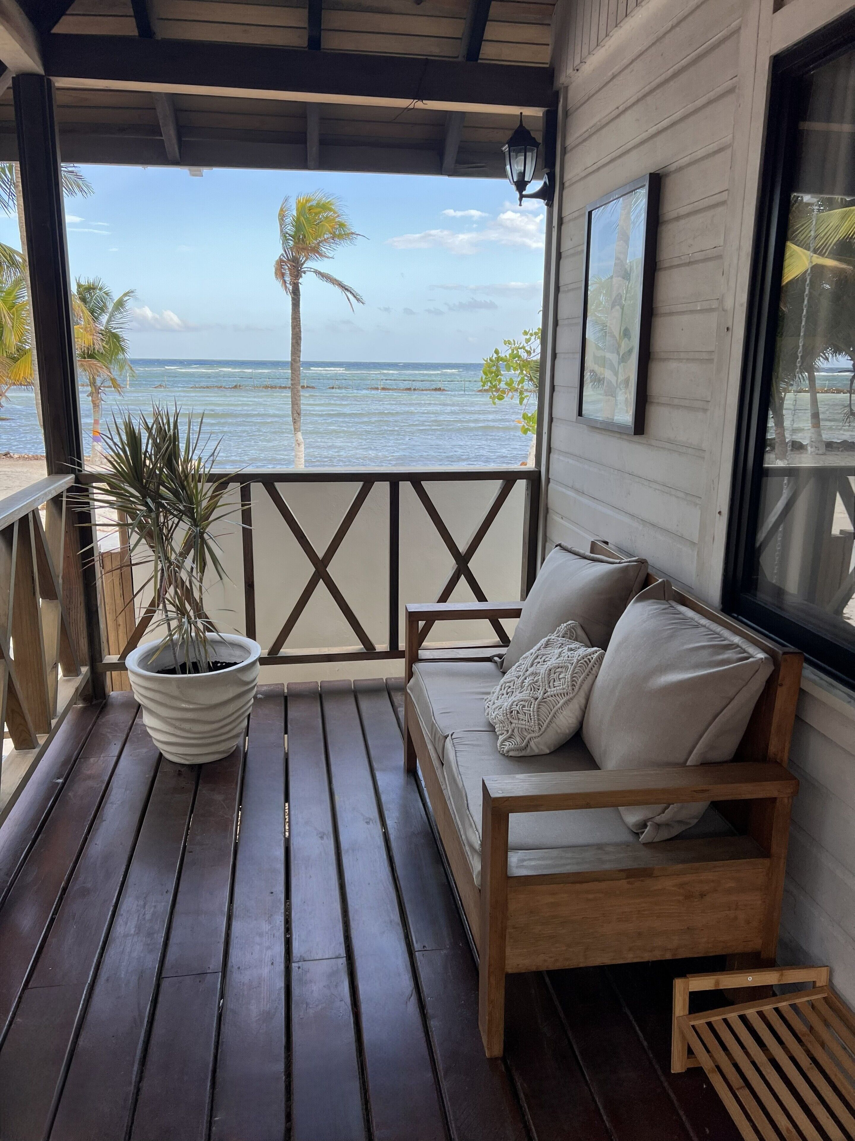 Deluxe Cabin, Sea View | Terrace/patio