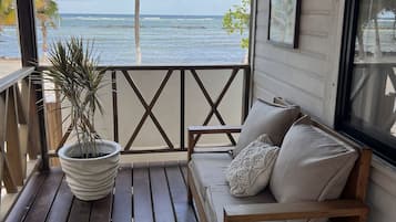 Deluxe Cabin, Sea View | Terrace/patio