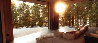 Nine Horizons Sunny Westside Forests and Oceans views. Super Private and Spa.