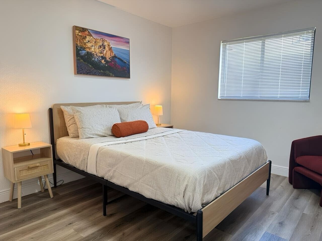 Desk, iron/ironing board, travel crib, WiFi