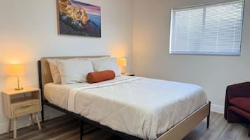 Desk, iron/ironing board, travel crib, WiFi