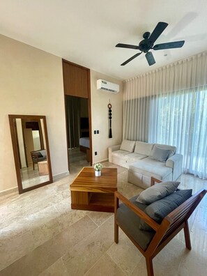 Living area - Paradise in Tulum: beautiful and exclusive apartment in Aldea Zama (Tulum)