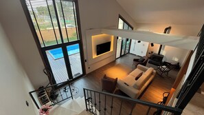Deluxe Villa, Pool View | Living area - Samsun Samaris Bungalov (Samsun)