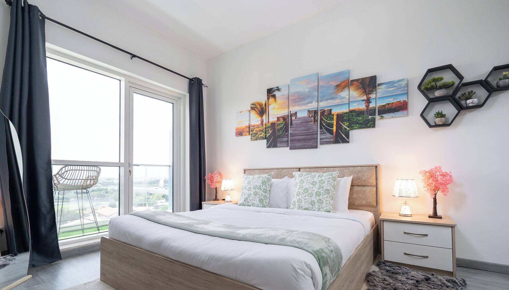 Luxury Studio, Balcony, City View | Egyptian cotton sheets, premium bedding, in-room safe