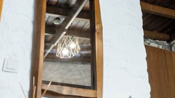 Luxe kamer, uitzicht op zwembad | Interieur