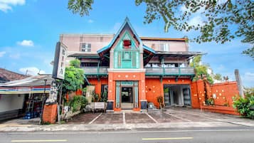 Voorkant van accommodatie