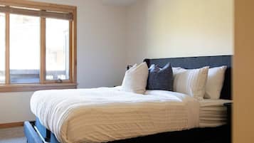 2 slaapkamers, een strijkplank/strijkijzer, internet, beddengoed