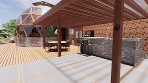 Outdoor dining - An immersive experience in nature, sophistication and contemplation. (Rio de Contas)