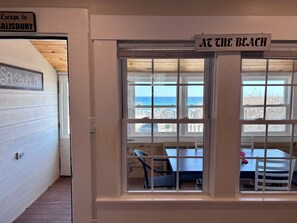 Dining - Fabulous 3 BR, 2 full bath with all amenities ON THE SAND on Salisbury Beach (Salisbury)
