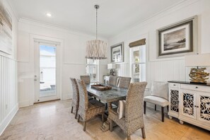 Dining - Newly Listed House with Community Pool Access, Bikes, and Balconies (Seacrest Beach)