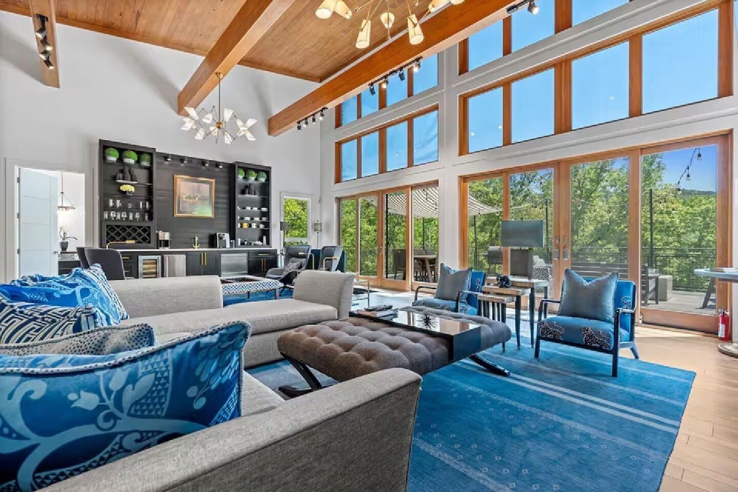 Casa de lujo, vistas al jardín | Zona de estar