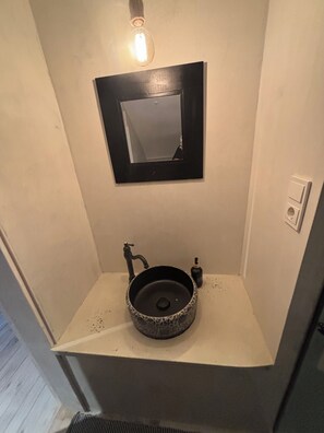 Bathroom - Cozy studio in a horse ranch (Irkiniai)