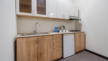 Familiestudio-suite - bjergudsigt | Privat køkken