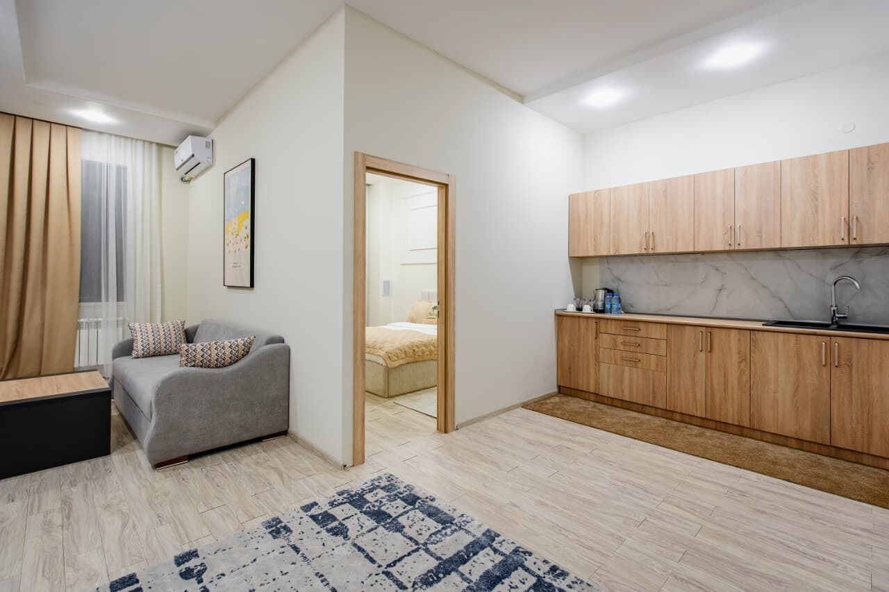 Family Apartment, Mountain View | Private kitchen