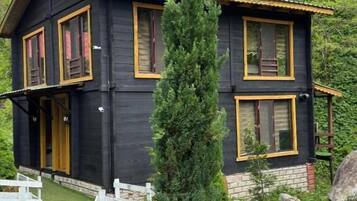 Familie chalet, uitzicht op rivier | Exterieur