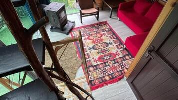 Deluxe bungalow, uitzicht op vallei | Woonruimte