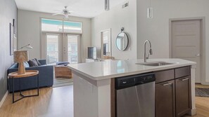Interior - Landing | Chic 1BD, Clubhouse, Pool (San Antonio)