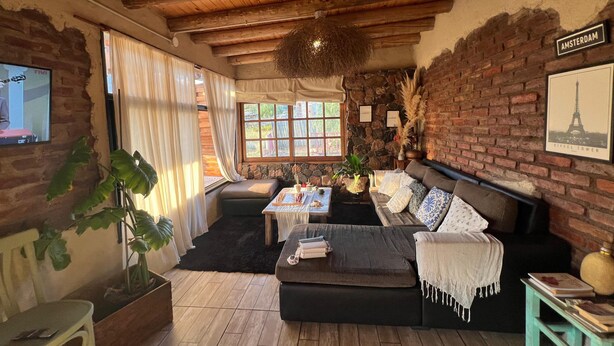 Living area - Ranchito de Montaña a refuge designed for unique moments Casita close to everything (Lujan De Cuyo)