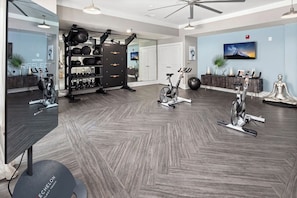 Fitness facility - Landing | Amazing 1BD, Gym, Game Room (Charlotte)