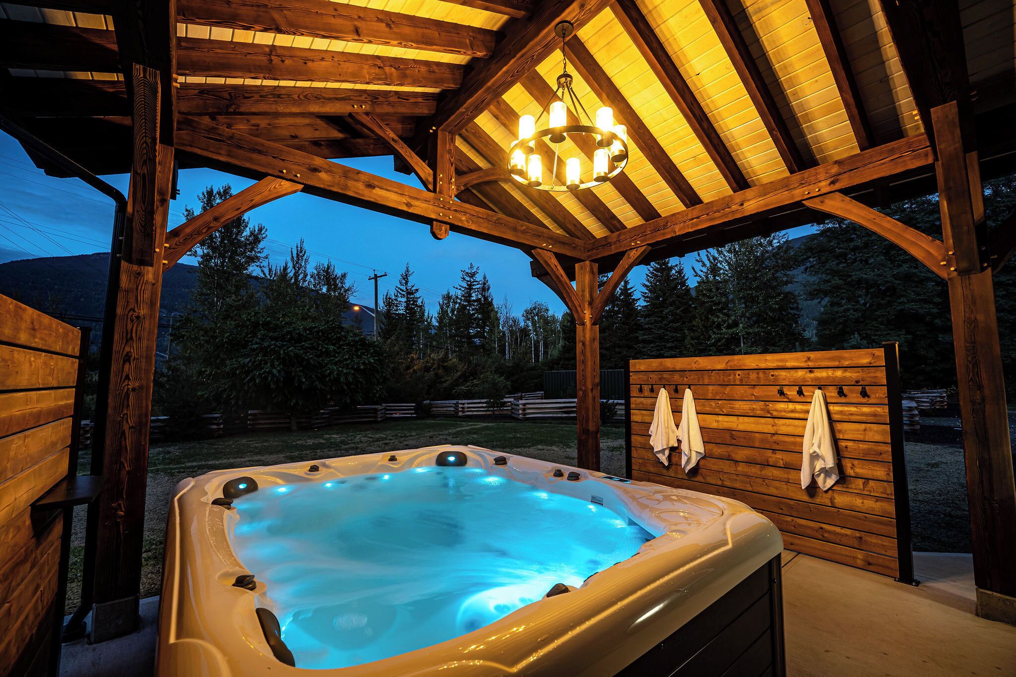 Bain à remous extérieur