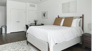 Desk, iron/ironing board, WiFi, bed sheets - Landing | Chic Studio, Yoga Studio, Gym (Raleigh)