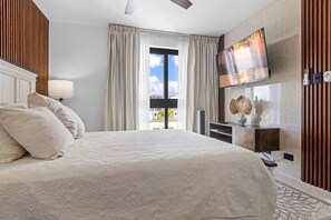 2 bedrooms, desk, iron/ironing board, WiFi - NOK Modern 2BR with Rooftop Jacuzzi By Vistacana (Punta Cana)