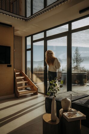 Ferienhaus, 2 Schlafzimmer, Raucher, Balkon | Innenbereich