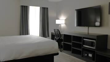 Chambre Simple, 1 trÚs grand lit, accessible aux personnes à mobilité réduite (Guestroom)
