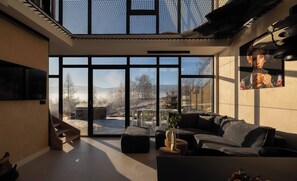 Ferienhaus, 2 Schlafzimmer, Raucher, Terrasse | Wohnzimmer