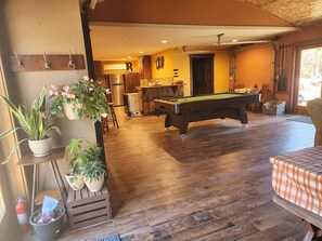 Games room - Enjoy our spacious clubhouse in the woods with 1000's of acres of rec trails. (Williamsburg)
