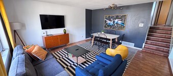 Battle Creek Family Home • 2 Living Spaces • Pet-Friendly • Sleeps 10