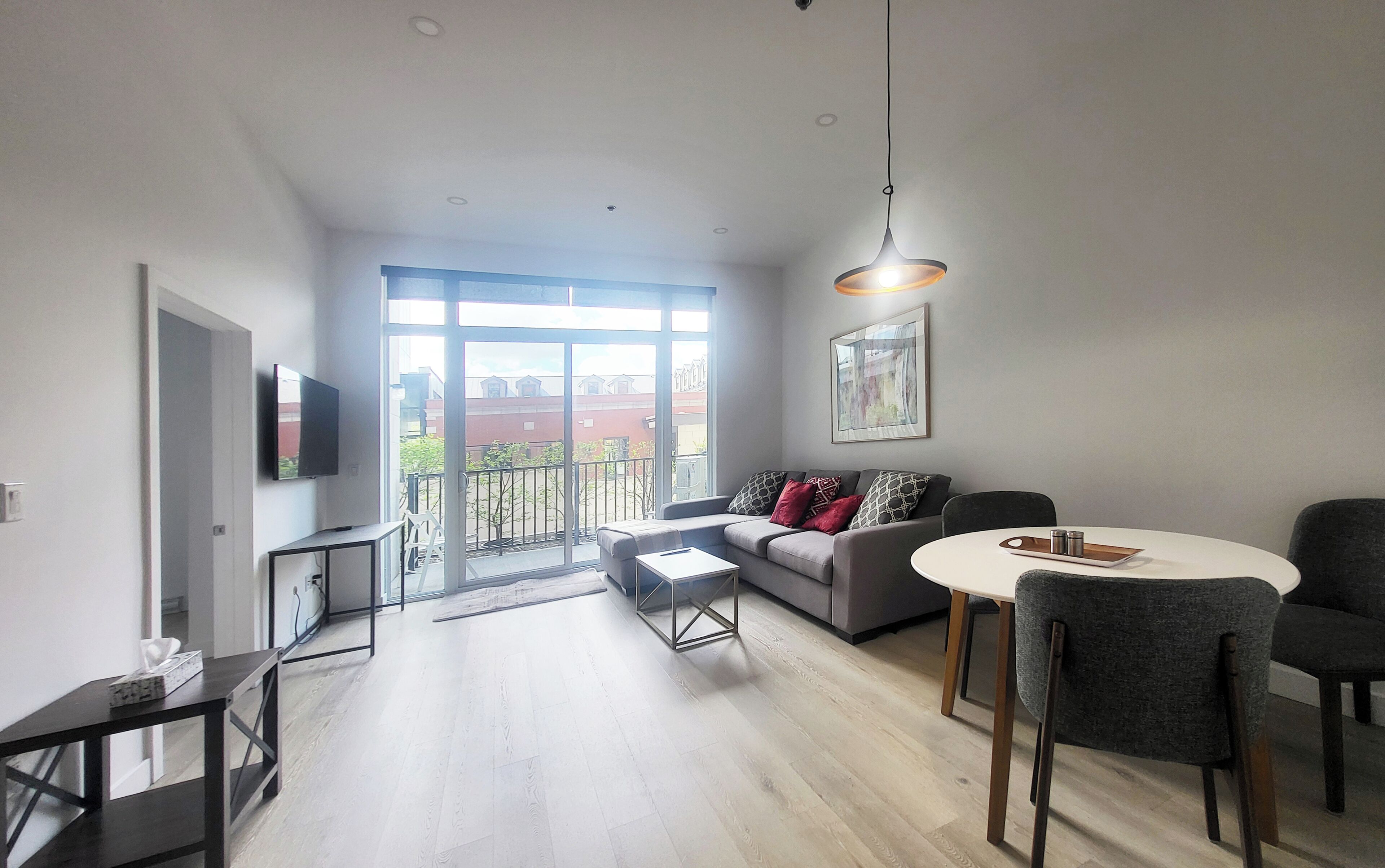 Appartement, 1 lit double et 1 canapé-lit, non-fumeur, balcon | Aire de séjour