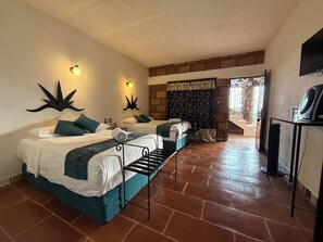 Deluxe Double Room, Mountain View | Blackout curtains, free WiFi - Wellness Petfrendly El Secreto (Tepoztlan)