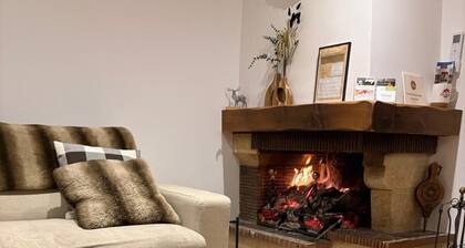 T2 cosy avec cheminée et terrasse - 5min Valberg