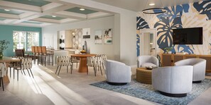Dining - Landing | Beautiful 2BD, Pool, Gym (Palm Bay)