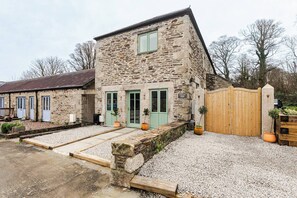 House, 4 Bedrooms, Patio | Exterior - Stunning Coastal Barn With hot tub (Falmouth)