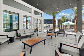 Terrace/patio - Landing | Stunning 2BD, Gym (North Las Vegas)