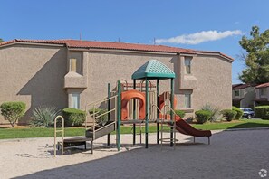 Children’s area - Landing | Amazing 1BD, Courtyard (Paradise)