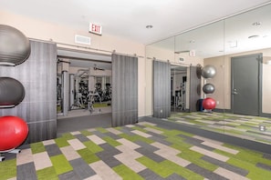 Fitness facility - Landing | Modern 2BD, Gym, Clubhouse (Houston)